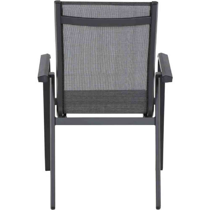 SIENA GARDEN Tesoro Stapelsessel, matt anthrazit